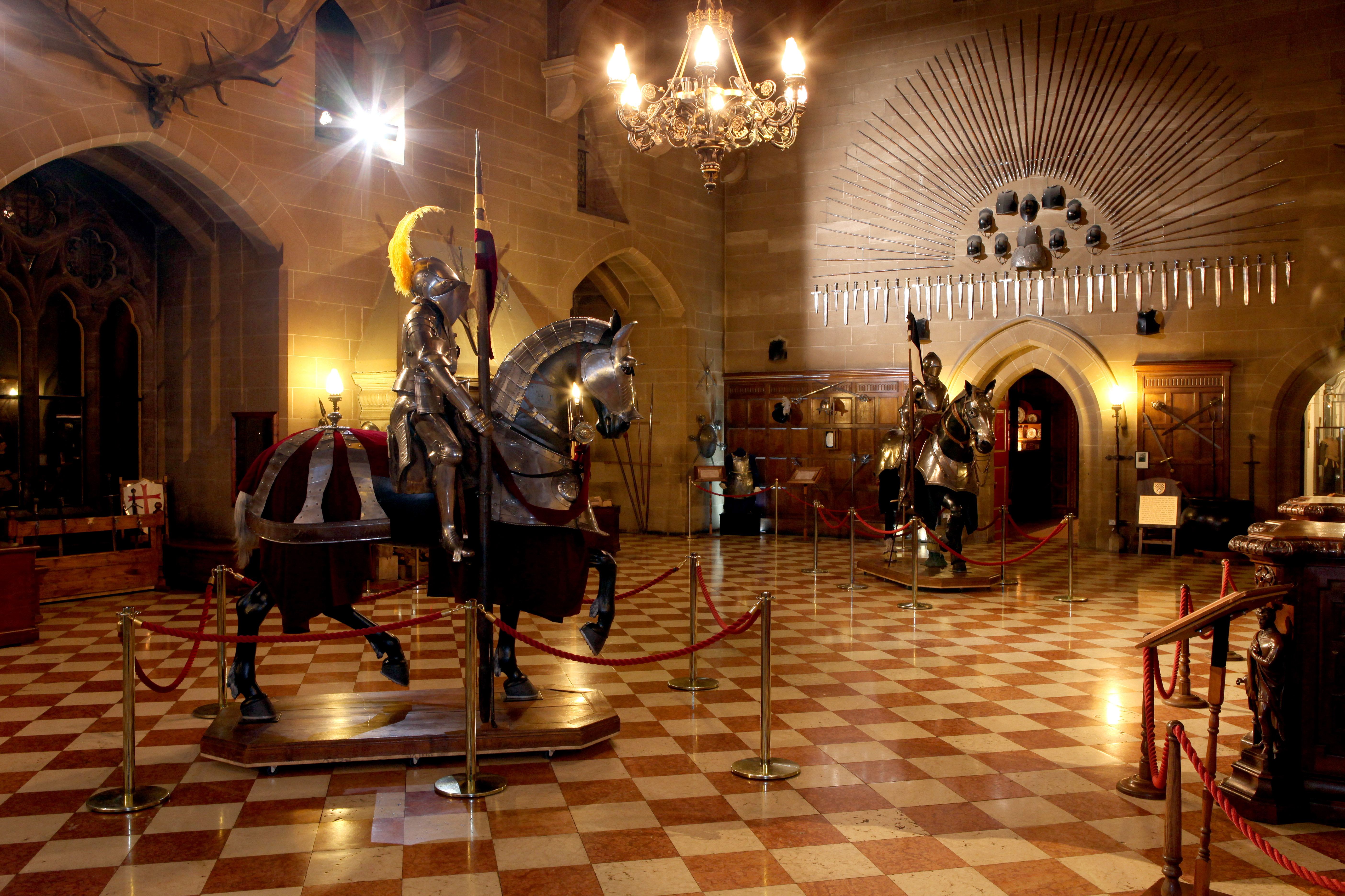 The Great Hall at Warwick Castle