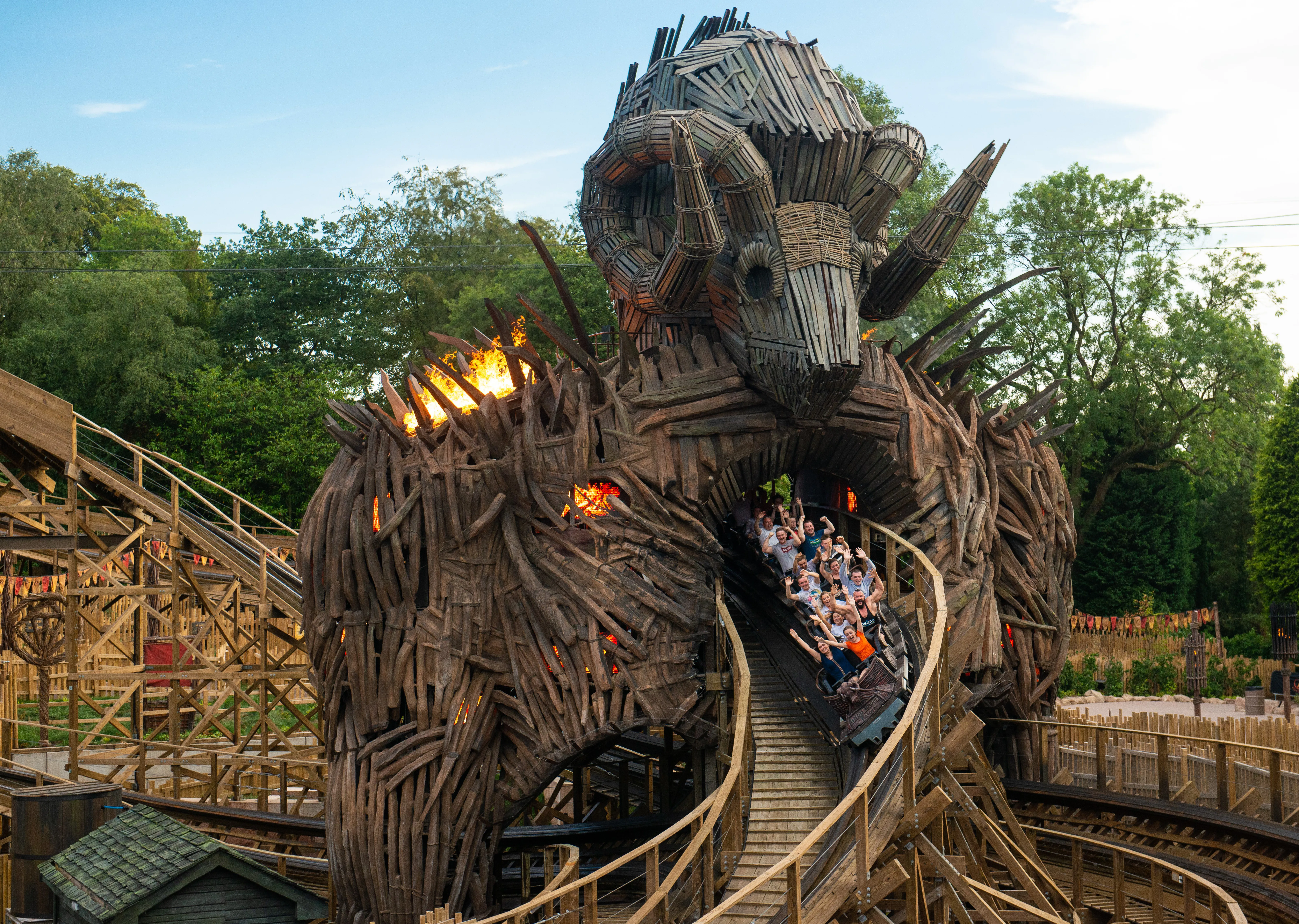 Wicker Man at the Alton Towers Resort